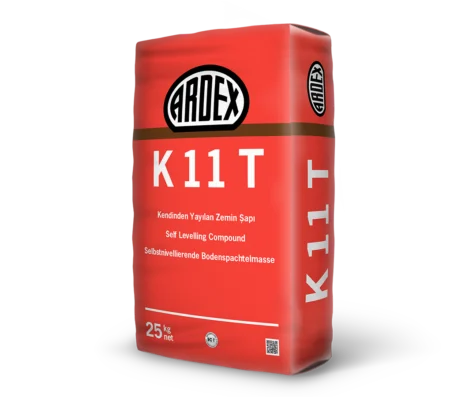 ARDEX K11 T kendiliğinden yayılan çimento esaslı tesviye şapı 25kg torba