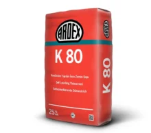 ARDEX K80 yüksek mukavemetli kendiliğinden yayılan tesviye şapı 25 kg torba