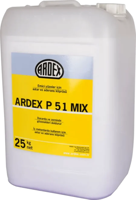 ARDEX P51 MIX emici yüzeyler için su bazlı zemin astarı