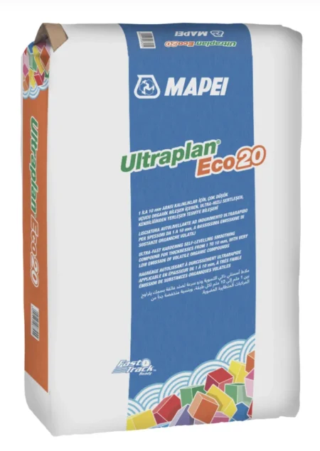 MAPEI Ultraplan Eco 20 kendiliğinden yayılan tesviye şapı 23kg torba