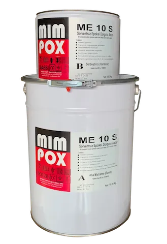 mimpox me 10 s. Solventsiz, dolgulu epoksi astar.