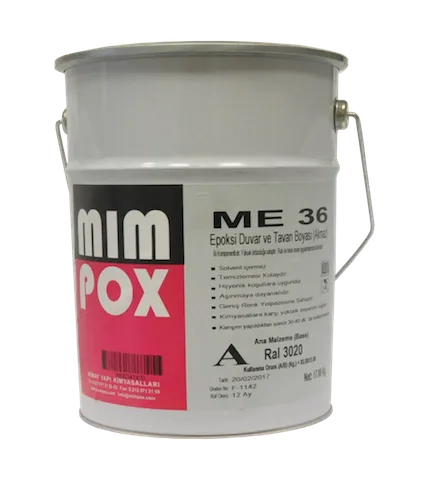 Mimpox ME36 solventsiz epoksi duvar boyası