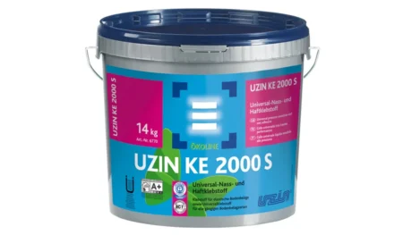 UZIN KE 2000 S PVC ve LVT zemin kaplama yapıştırıcısı 14kg kova